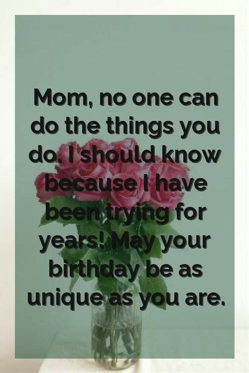Happy Birthday MotherMessages